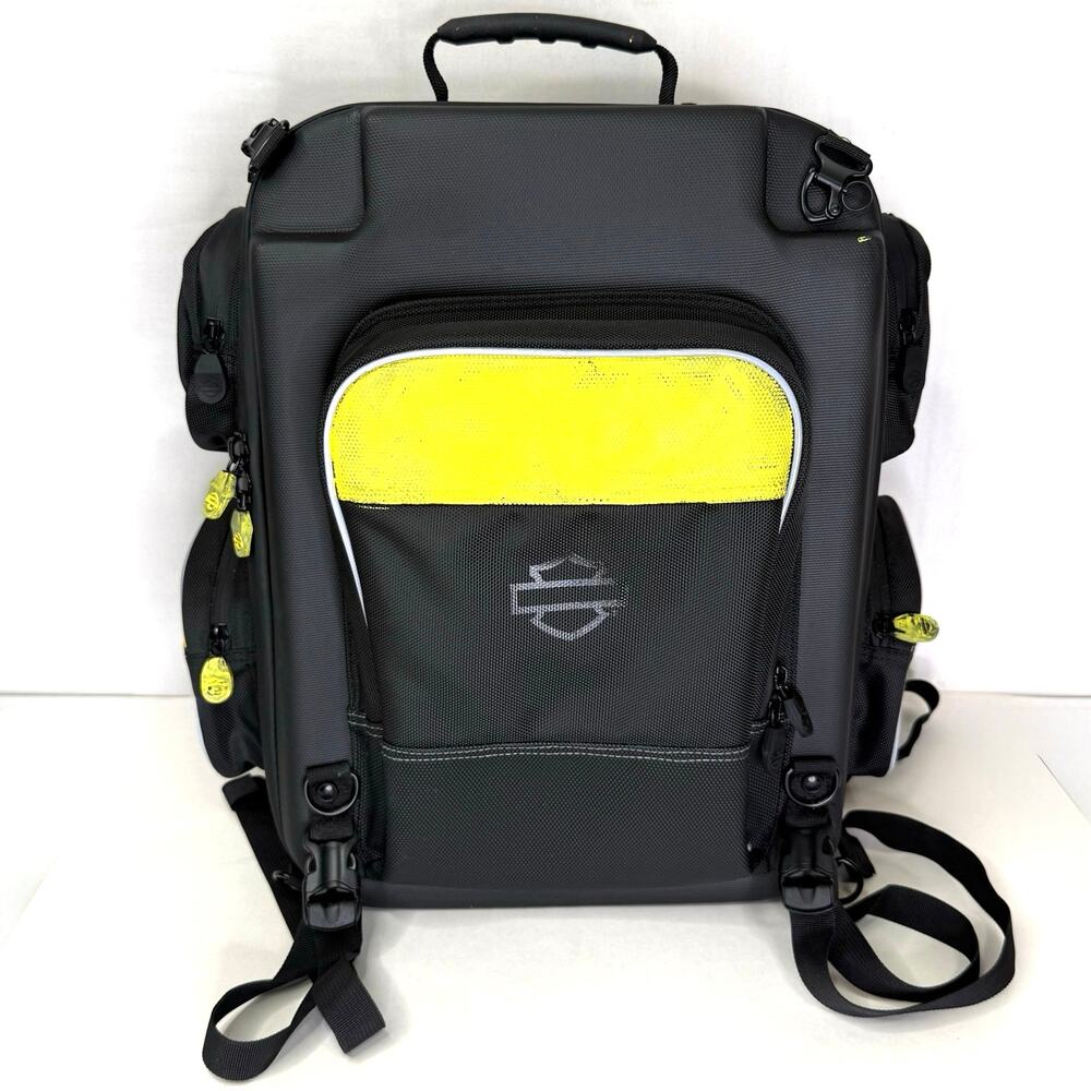 Harley Davidson Onyx Weekender Bag Backpack Premium Luggage with Cover PAINTED